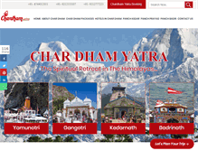 Tablet Screenshot of chardham-tours.com